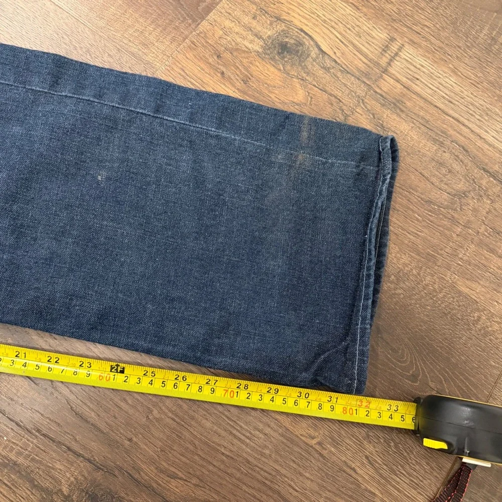 Y2K True Religion World Tour Jeans Mens 38x32 Dark Wash Flap Pocket USA